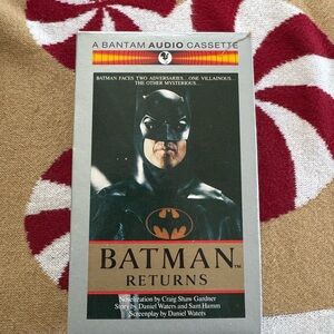 Batman Returns Bantam Vintage Audio Cassette